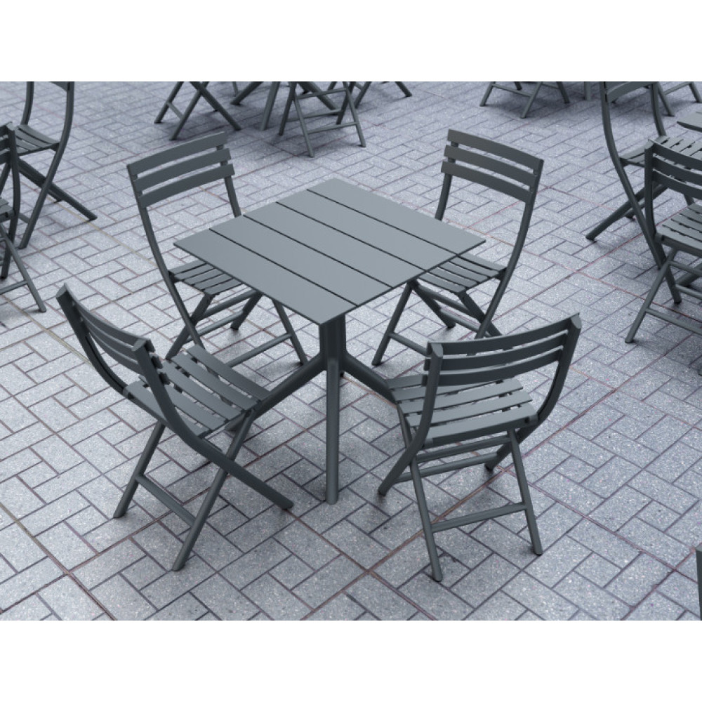 Стол Siesta 70*70 Paris 296 Black