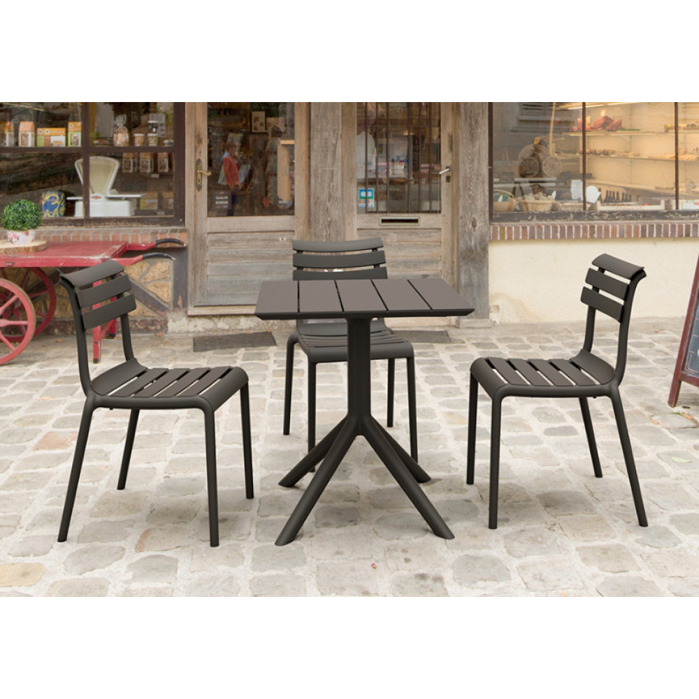 Стол Siesta 70*70 Paris 296 Black