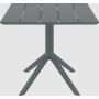 Стол Siesta 80*80 Paris 298 Dark Grey