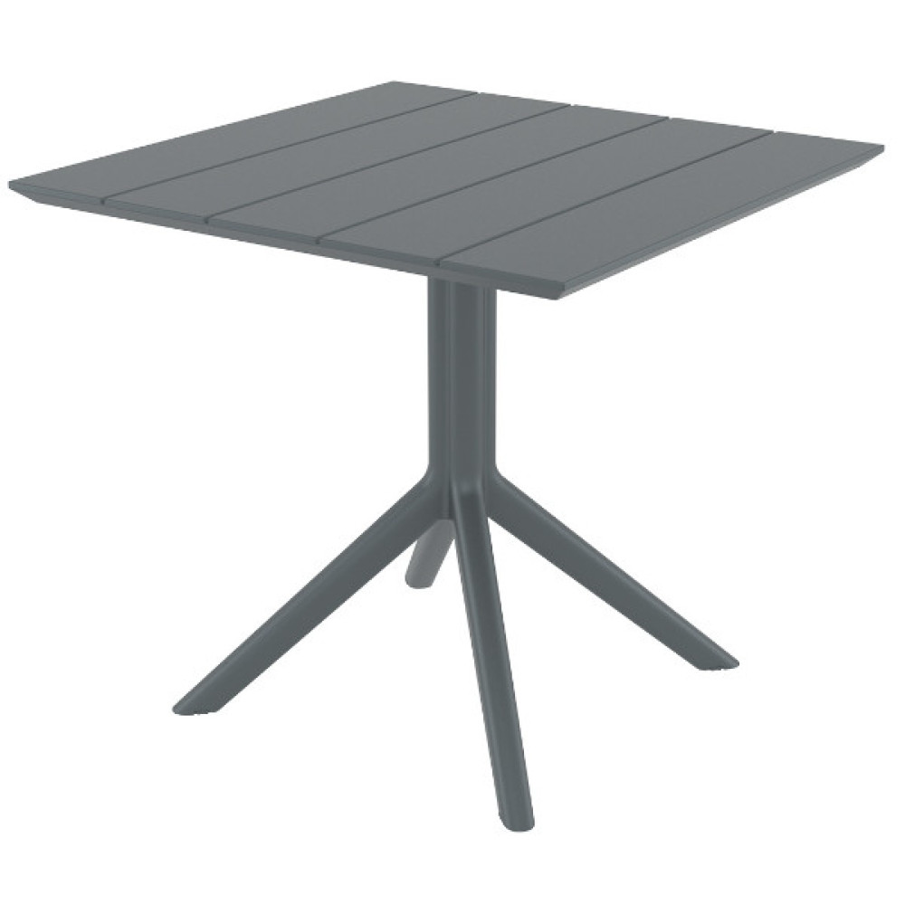 Стол Siesta 80*80 Paris 298 Dark Grey
