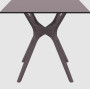 Стол Siesta с ротанговой ножкой (Ibiza Table 80) Арт. 863 Brown