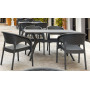 Стол Siesta с ротанговой ножкой (Ibiza Table 140) Арт. 864 Grey