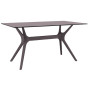 Стол Siesta с ротанговой ножкой (Ibiza Table 140) Арт. 864 Brown