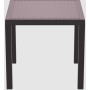 Стіл Siesta 875 Orlando 80*80  Dark Grey