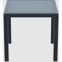 Стіл Siesta 875 Orlando 80*80  Dark Grey