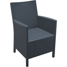 Кресло Siesta ротанг California арт. 806 Dark Grey