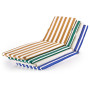 Шезлонг HZ-140-TEAK пластиковый лежак, Турция, Holiday, Irak Plastik HZ140, Capissi ОПТ