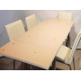 Комплект: стол раздвижной обеденный RM-508,кухонный стол и 4 стула