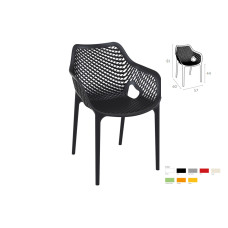 Кресло Siesta сетка (Air XL armchair) чёрное, арт. 007