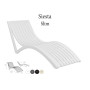 Шезлонг-волна Siesta (Slim sunlounger), 087 Slim White